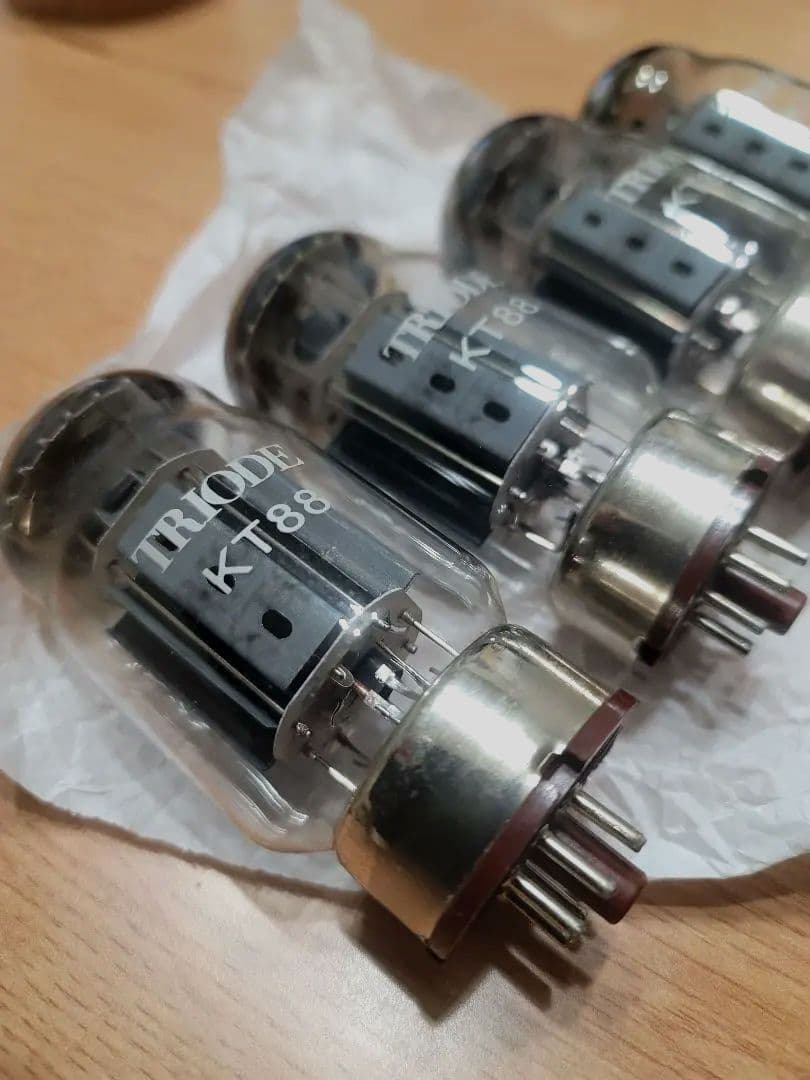 【動作確認済】TRIODE トライオード KT88 真空管 4本セット