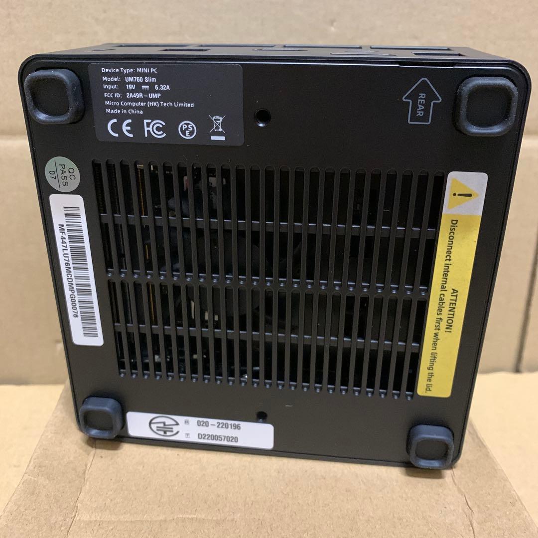 新品MINIS FORUM　UM760Slim　AMD Ryzen 5　ミニPC