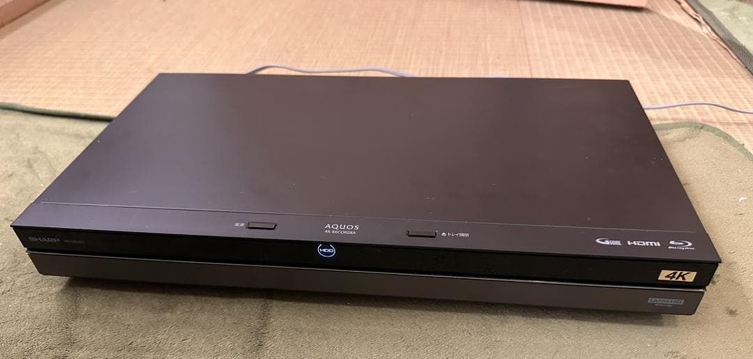 SHARP　4B-C20AT3　4K　ブルーレイレコーダー 　BD 動作正常！