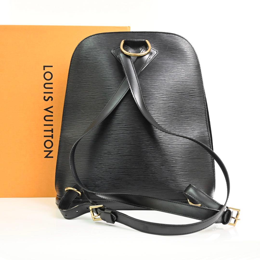 【極美品】ルイヴィトン　エピ　リュックサック　ブラック　黒　レザー　トートバッグ