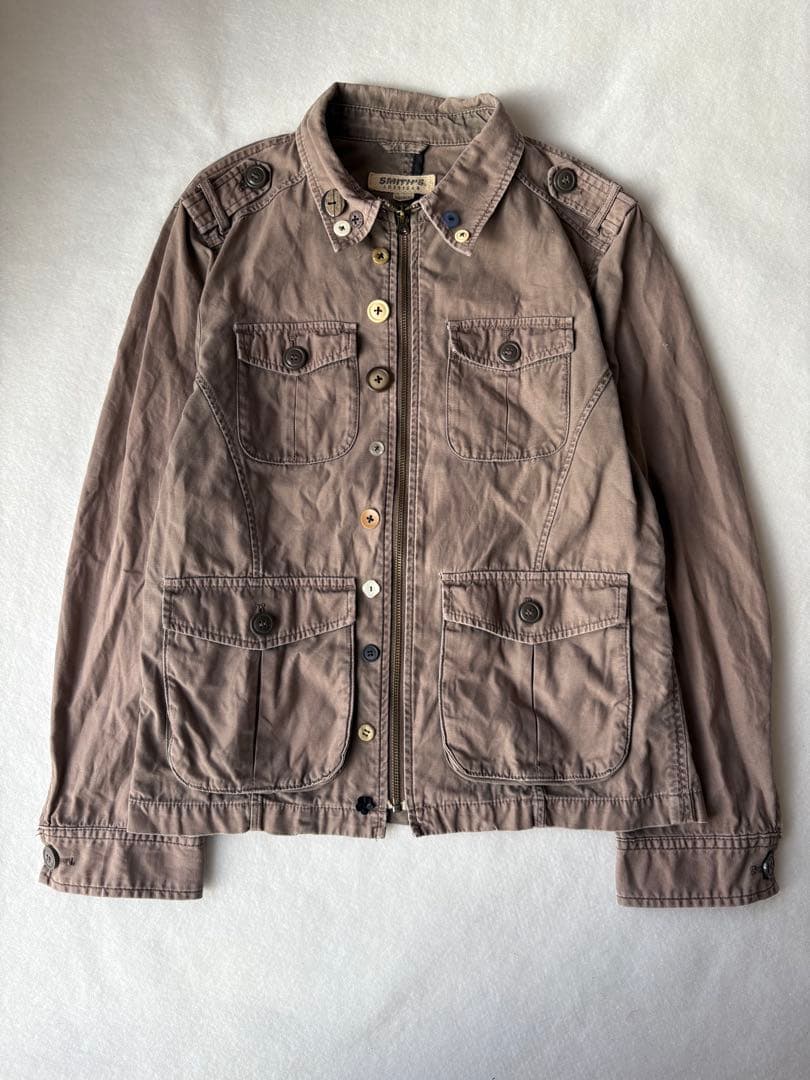 y2k ミニタリージャケット ボタン NANA 平成ギャル フェアリーグランジ