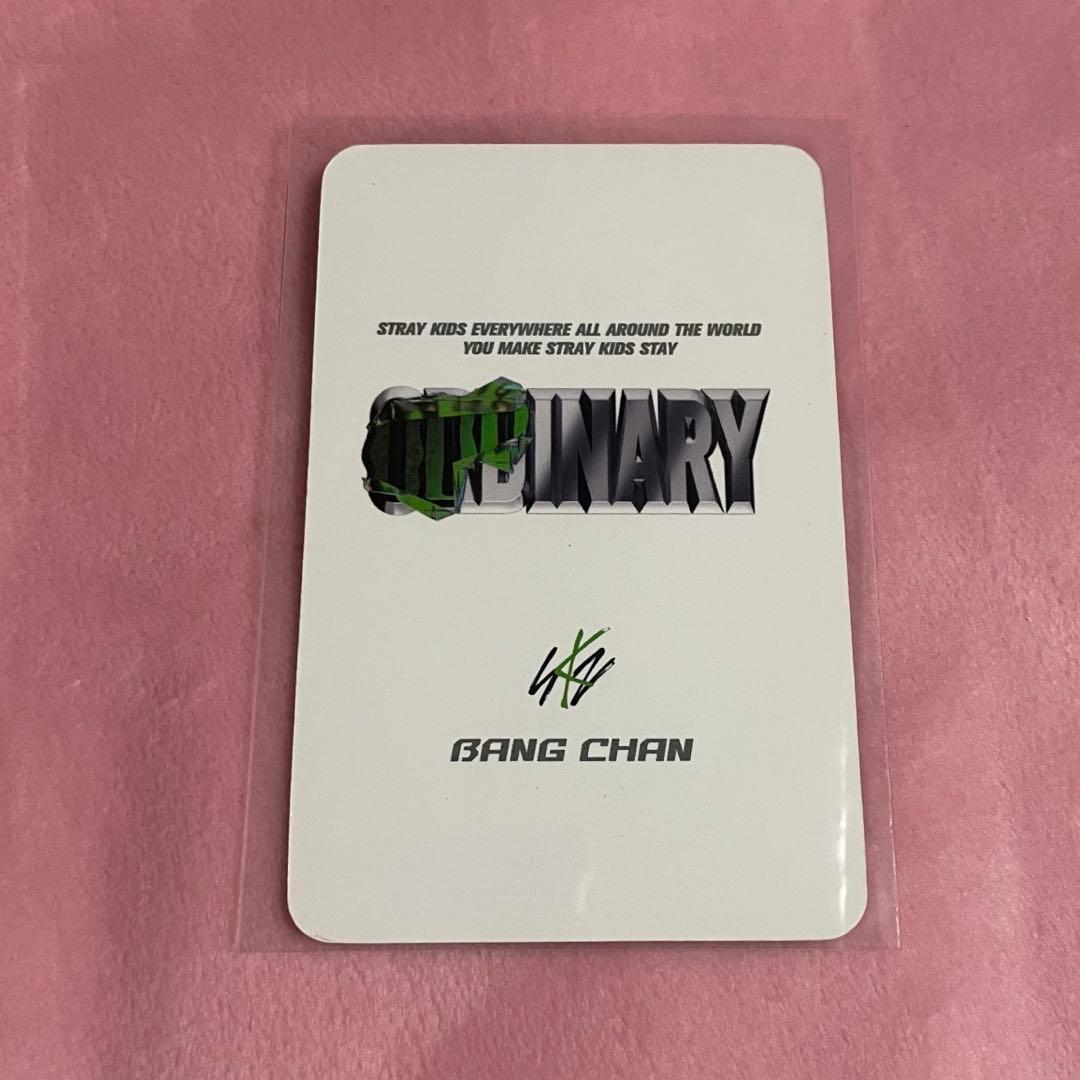 【要確認】　straykids ODDINARY サウェ　トレカ　バンチャン