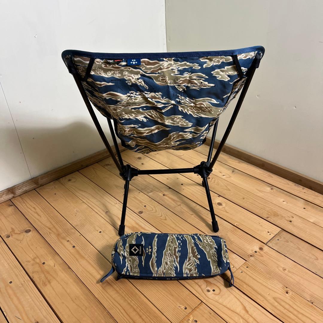 美品◾️Helinox ヘリノックス チェア 迷彩 タイガーカモ アウトドア 椅子