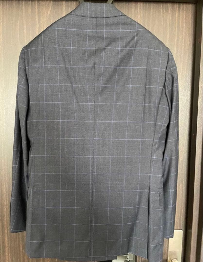 【美品】ユニバーサルランゲージ リングヂャケットスーツ ネイビー メンズ 46