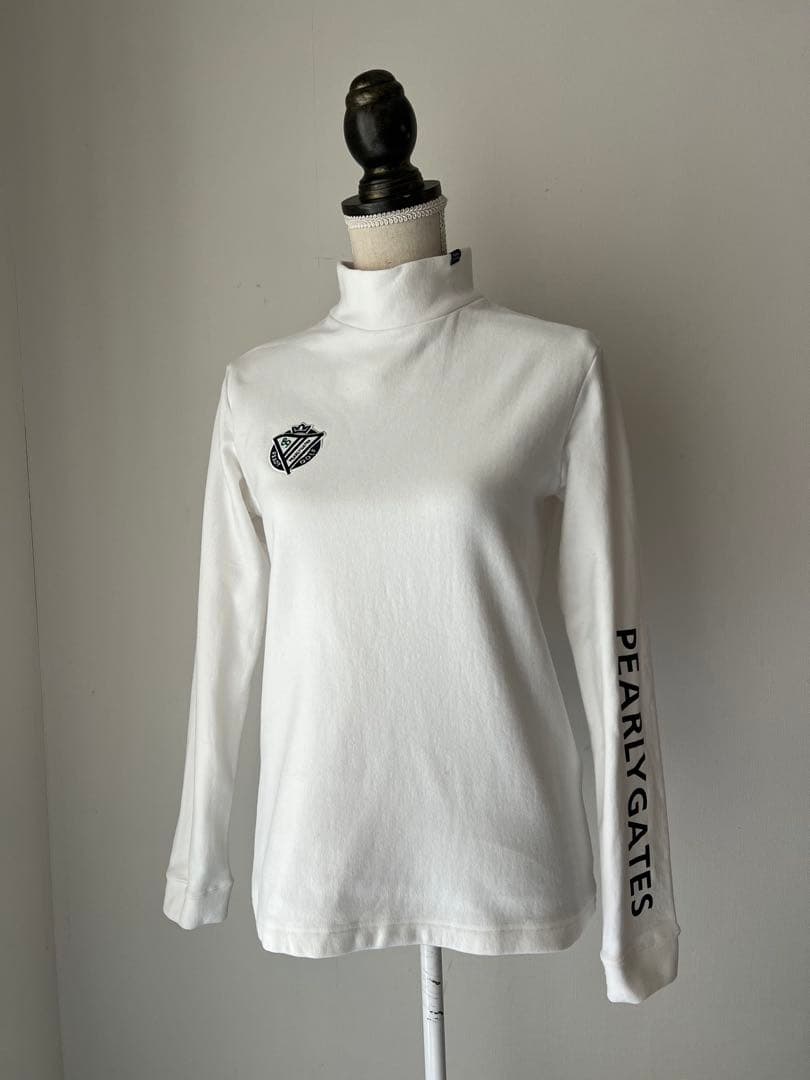 Namii♡様 パーリーゲイツ ホワイト裏起毛ハイネック