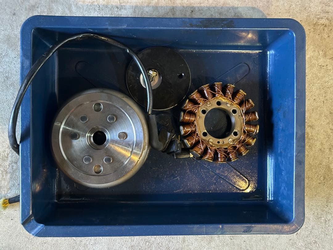 VTR250 MC33 キャブ後期　フライホイール&ジェネレーターセット