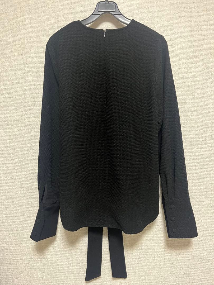 ella_selectshop　corduroy ribbon pullover