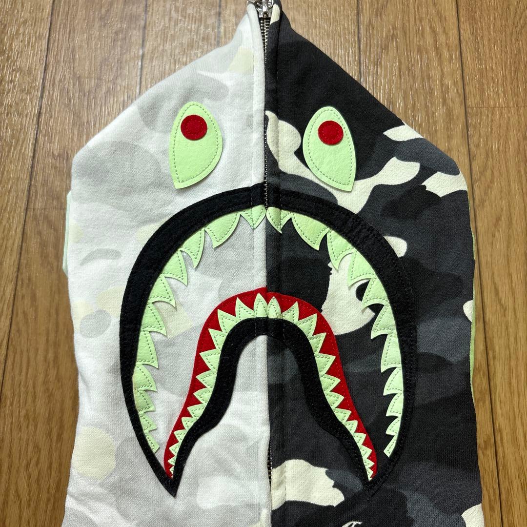 Bape shark city camo Hoodie シャーク パーカー