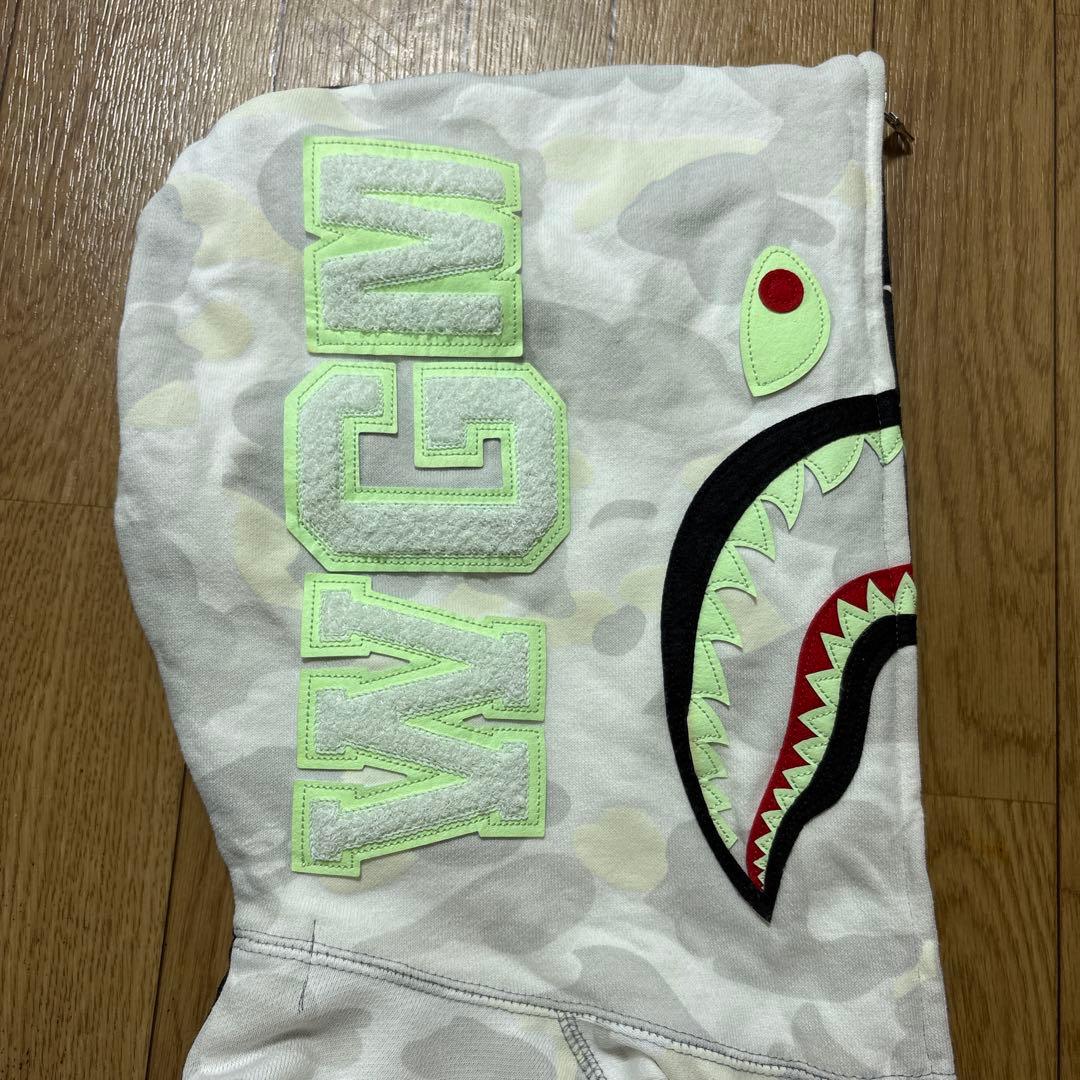 Bape shark city camo Hoodie シャーク パーカー