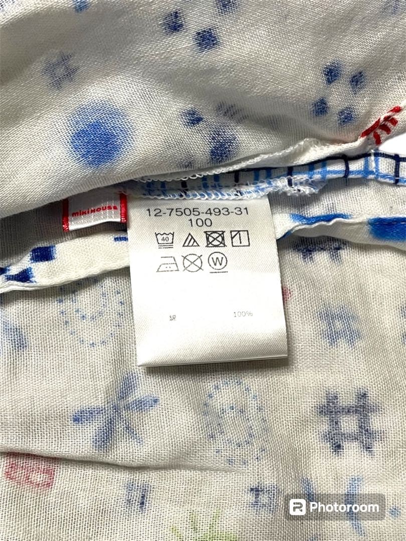 【新品・未使用】miki HOUSE 甚平（パッチワーク柄）