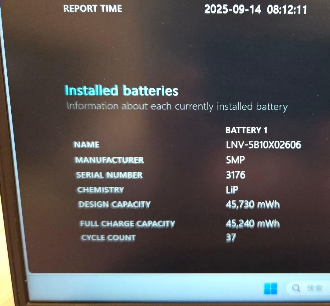 【23年購入・極美品】ThinkPad E14 Gen4 Ryzen7/16GB