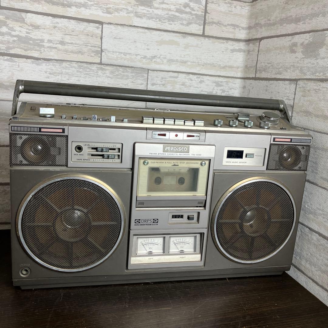 日立 ラジカセ　TRK-8280 希少　昭和レトロ