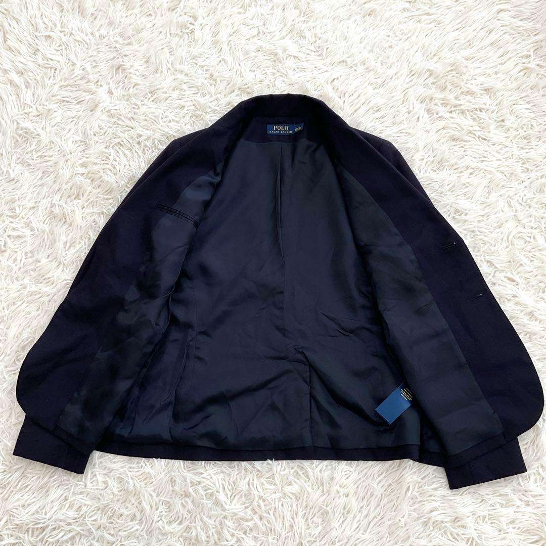 美品　現行　ポロラルフローレン　紺ブレ　ジャケット　金ボタン　M