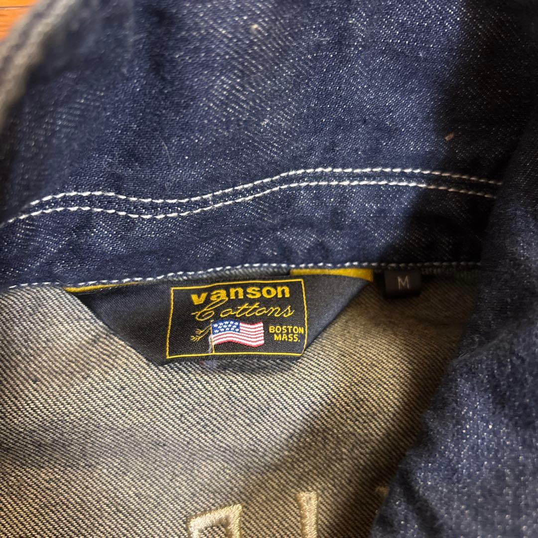 VANSON LEATHERS ダークデニムオーバーオールつなぎ