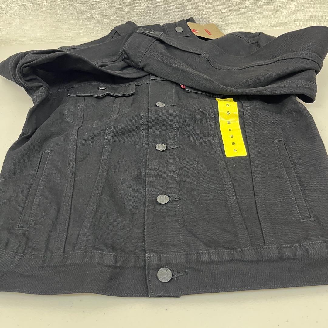 Levi’s デニムジャケット ブラック JP/M トラッカージャケット ⑦