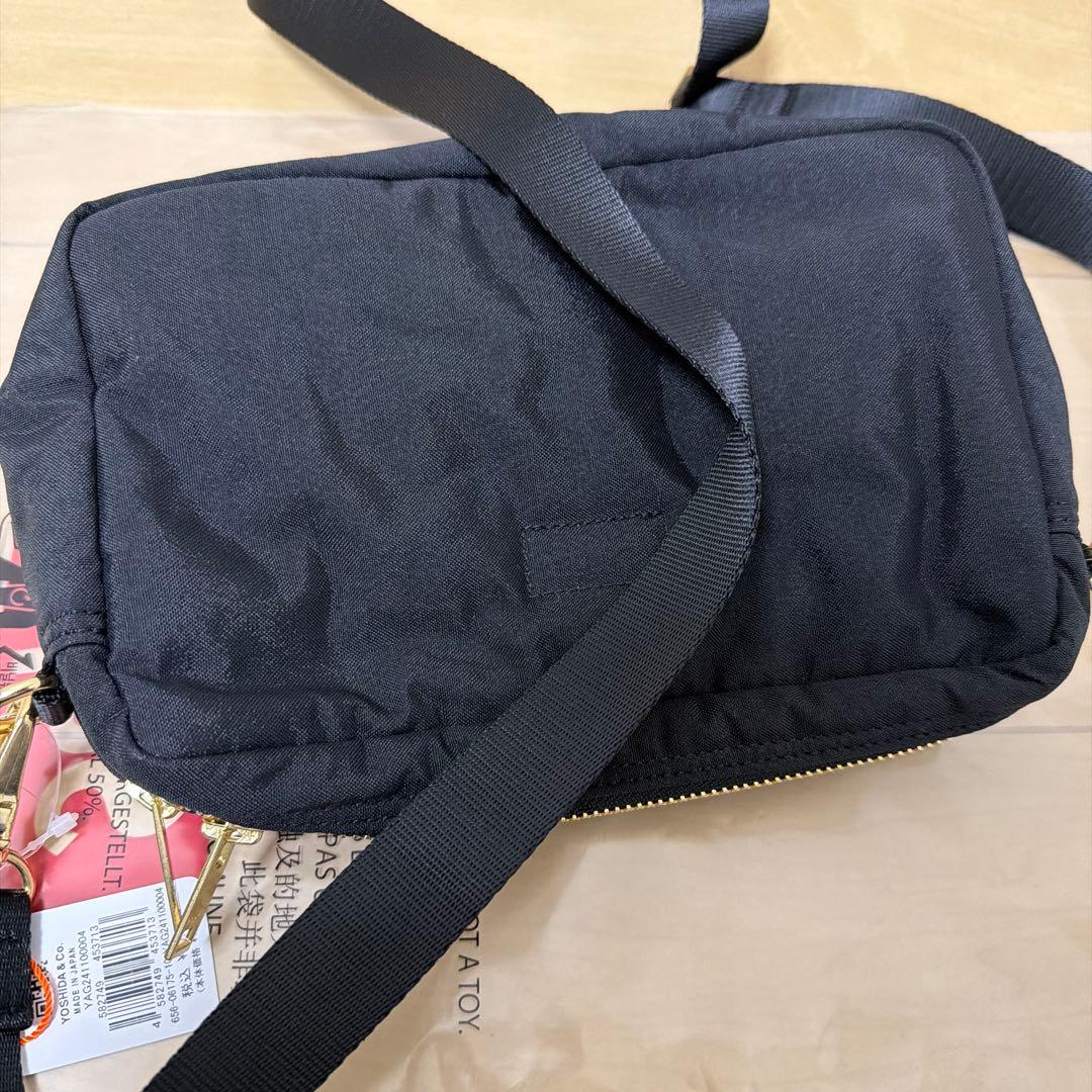 【新品タグ付】PORTER DRAFT ショルダーバッグ 黒 656-06175