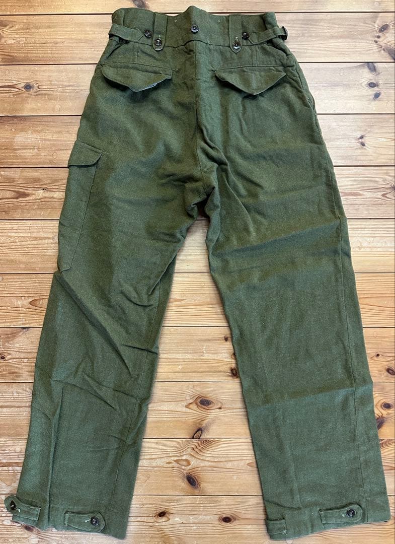 【W40cm】50年代 オーストラリア軍 ウール グルカパンツ ミリタリーパンツ