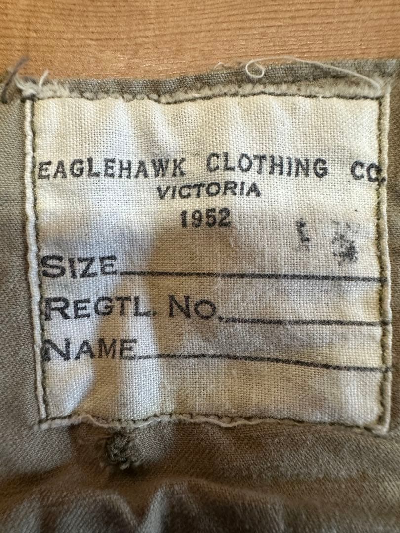 【W40cm】50年代 オーストラリア軍 ウール グルカパンツ ミリタリーパンツ