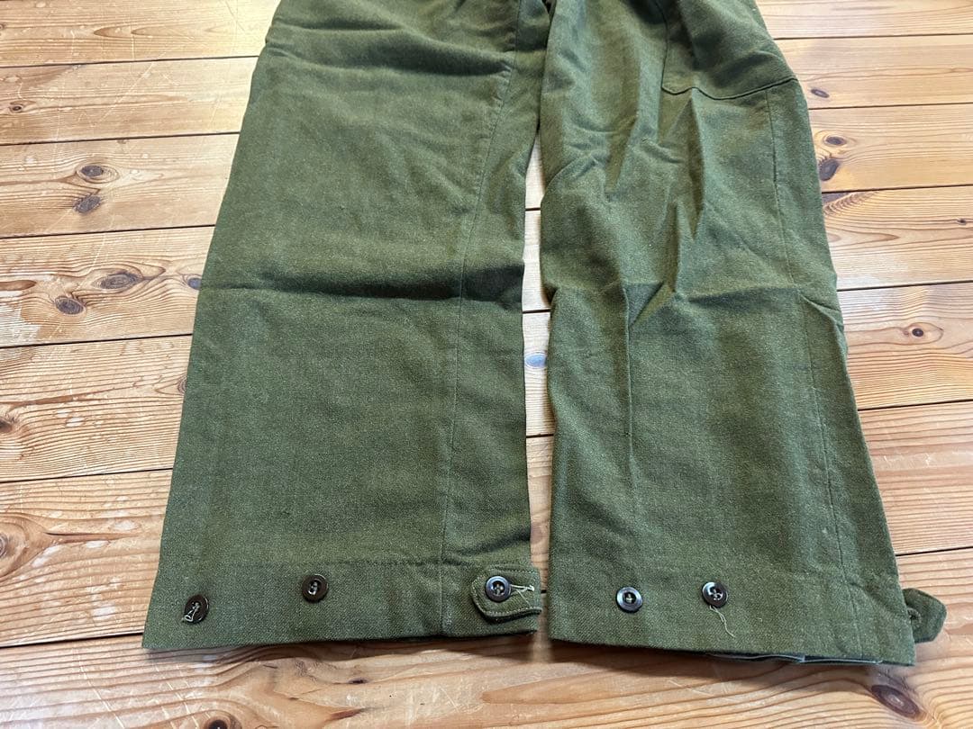 【W40cm】50年代 オーストラリア軍 ウール グルカパンツ ミリタリーパンツ