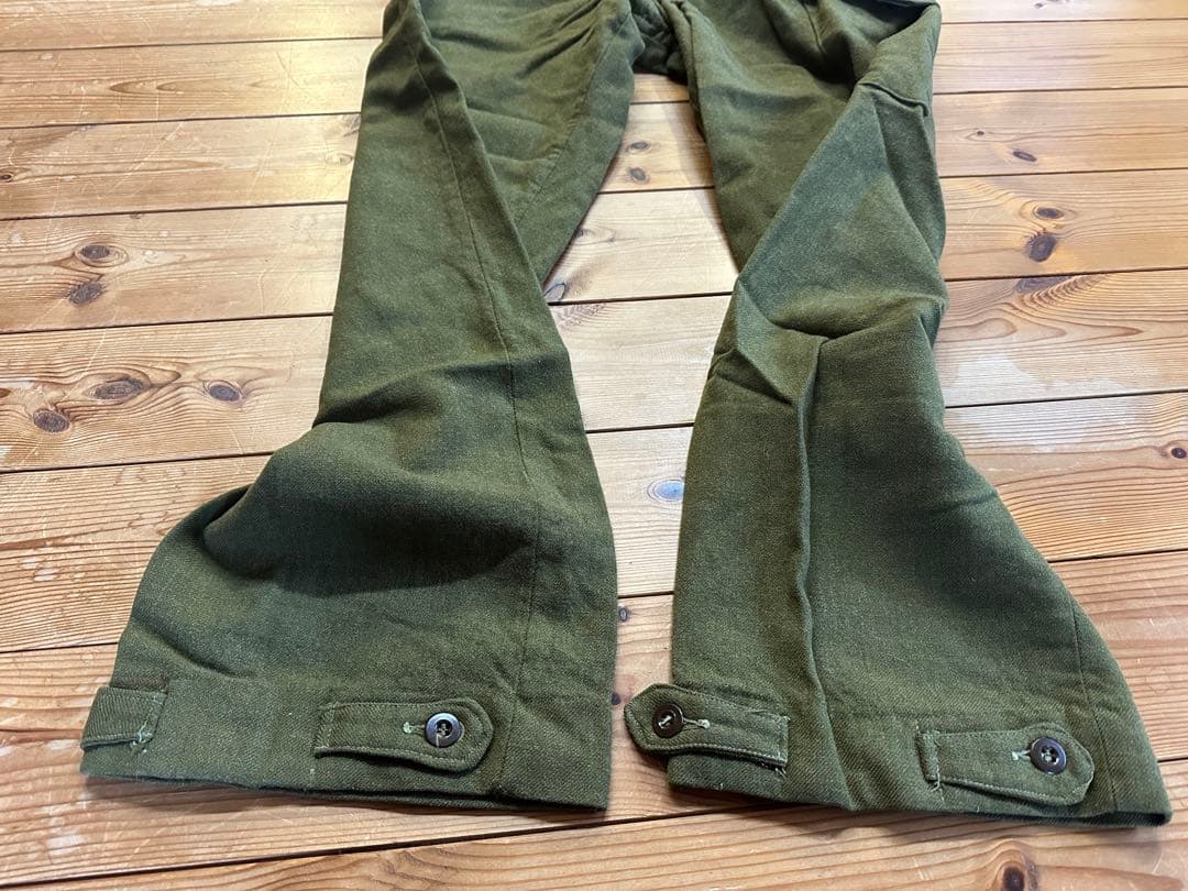 【W40cm】50年代 オーストラリア軍 ウール グルカパンツ ミリタリーパンツ