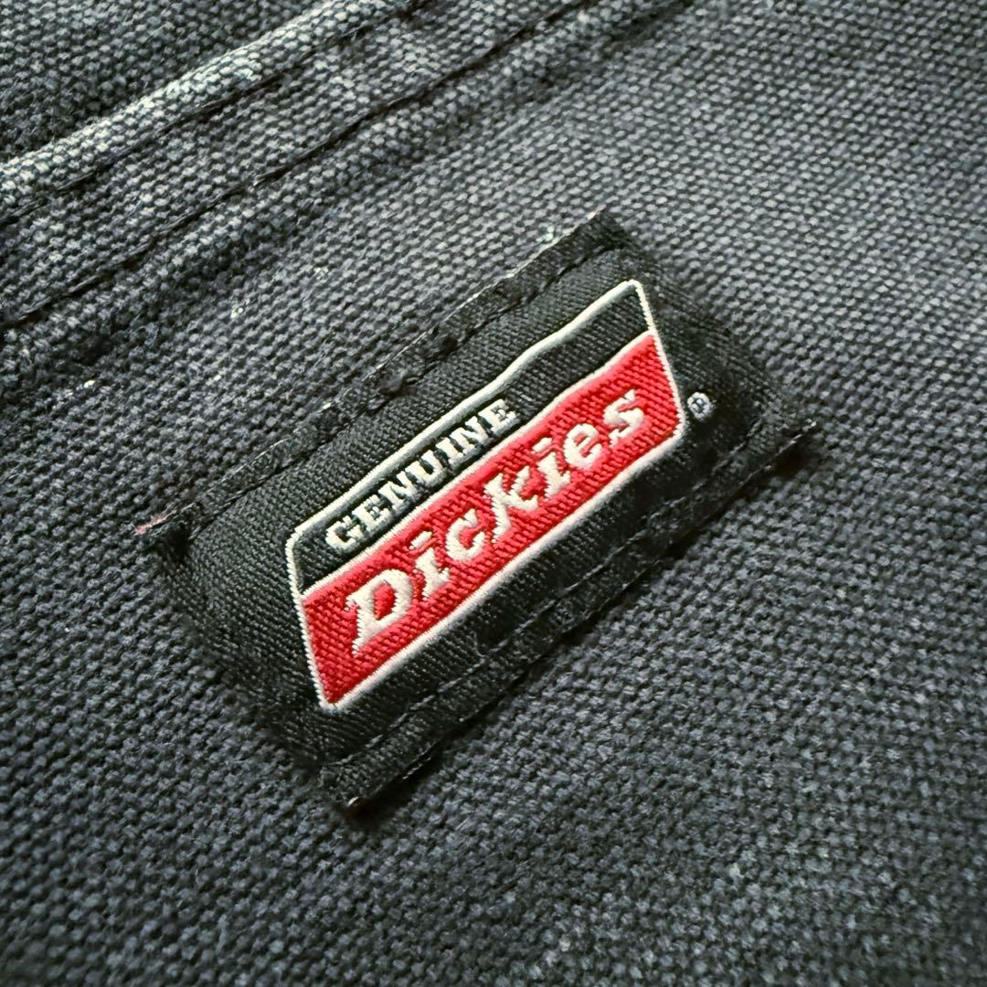 ディッキーズ ペンキ ペインターパンツ フェードブラック ダック地 グランジ