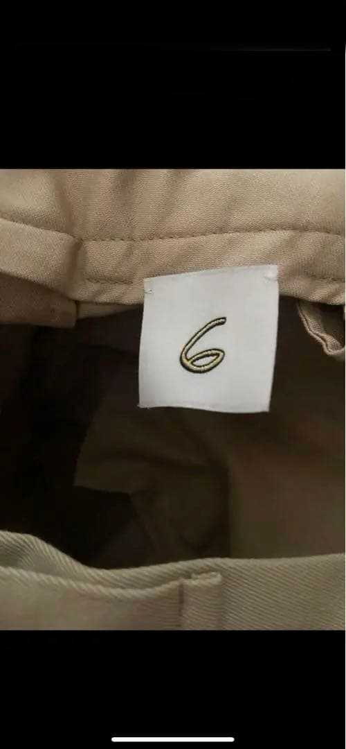 6 (ROKU )コットン チノ ショートパンツ　2025SS