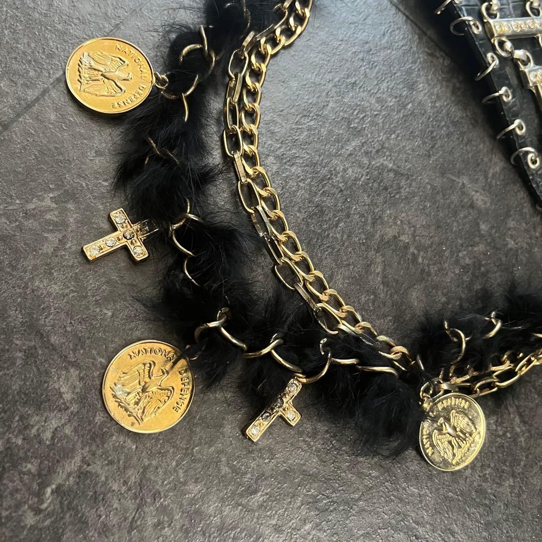 【オマケ付き】 激レア‼︎d.i.a.ロゴ入りベルト チェーン3本セット