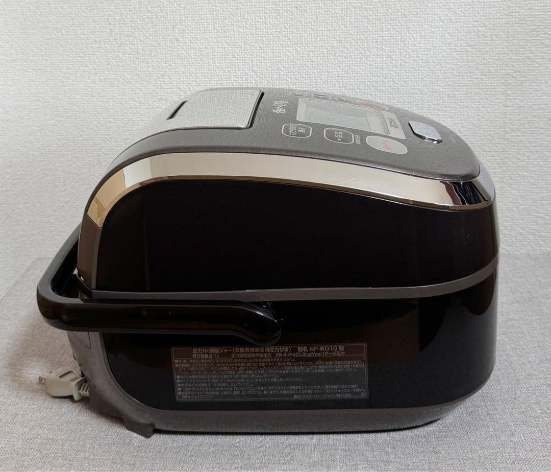象印 極め炊き 圧力IH炊飯ジャーNP-WD10 動作保証