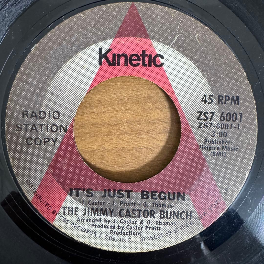 洋楽 THE JIMMY CASTOR BUNCH / IT'S JUST BEGUN