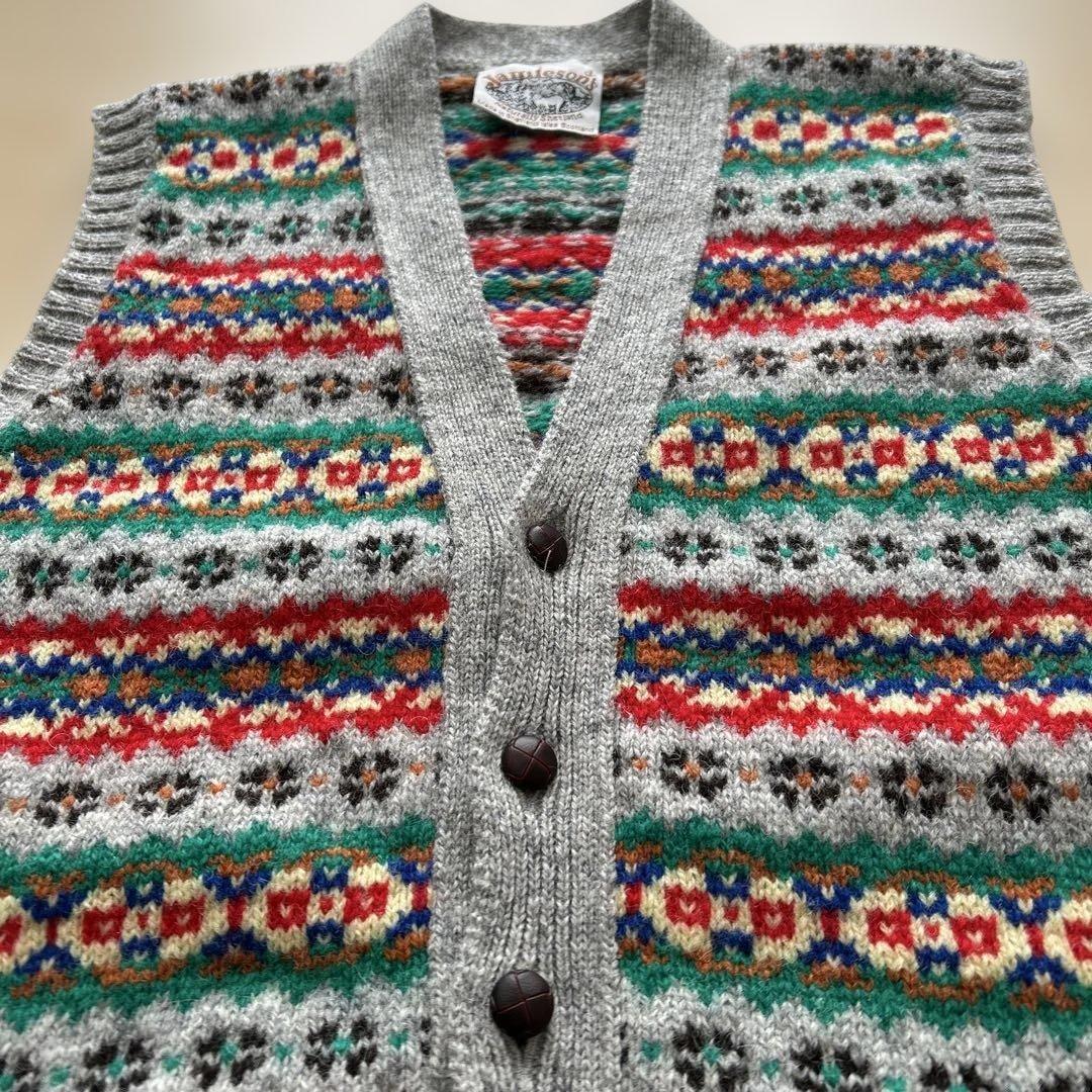 ジャミーソンズ Jamieson’s ニットベスト スコットランド製