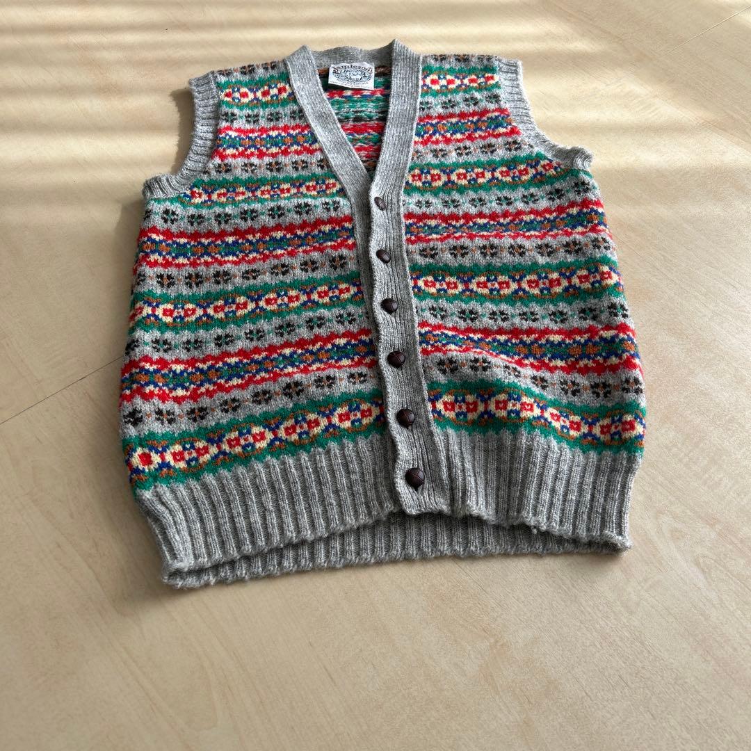 ジャミーソンズ Jamieson’s ニットベスト スコットランド製