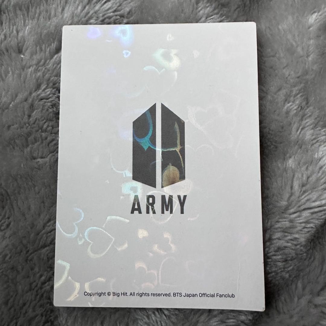 BTS FC更新特典トレカ ユンギ