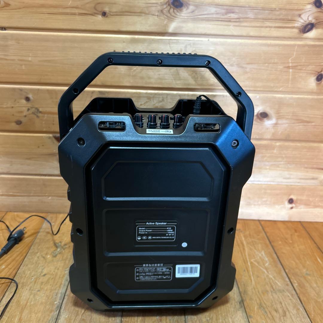 充電式 ワイヤレスマイク 付 ポータブル 80W スピーカー K11 SHIDU