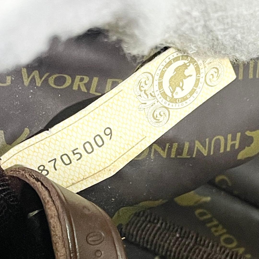 ハンティングワールド サファリトゥデイ メッセンジャーバッグ 大容量 多機能 茶