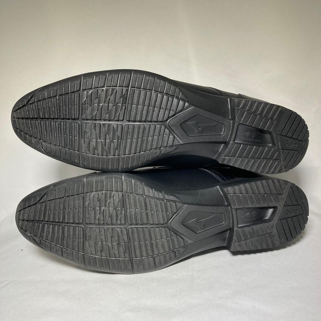 未使用級 ミズノ エクスライト ストレートチップ革靴 26.5cm