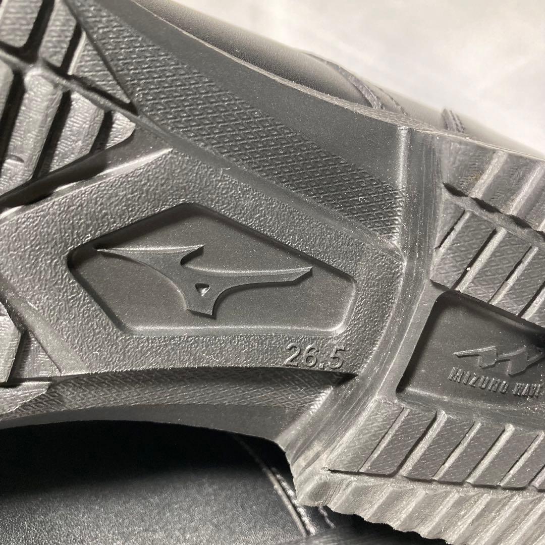 未使用級 ミズノ エクスライト ストレートチップ革靴 26.5cm