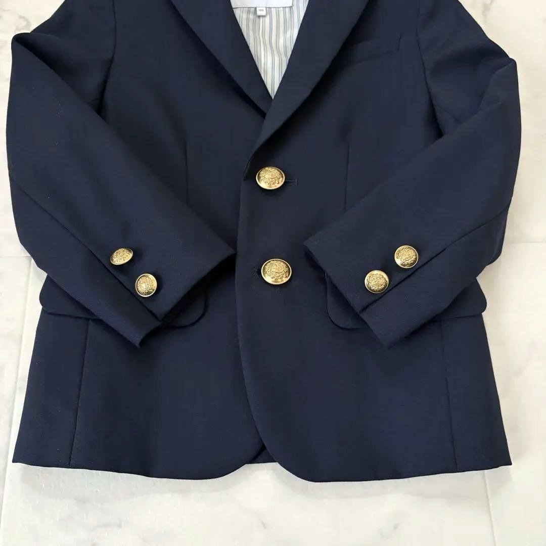 極美品 グリーンレーベルリラクシング キッズフォーマル 105 男の子5点セット