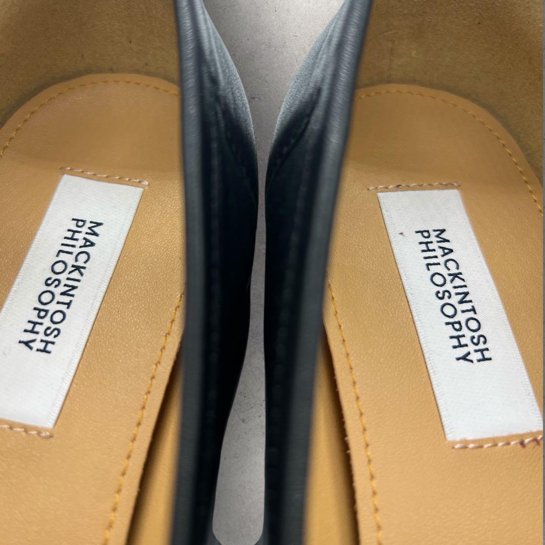 美品☆MACKINTOSH PHILOSOPHY ☆厚底ローファー☆ブラック☆