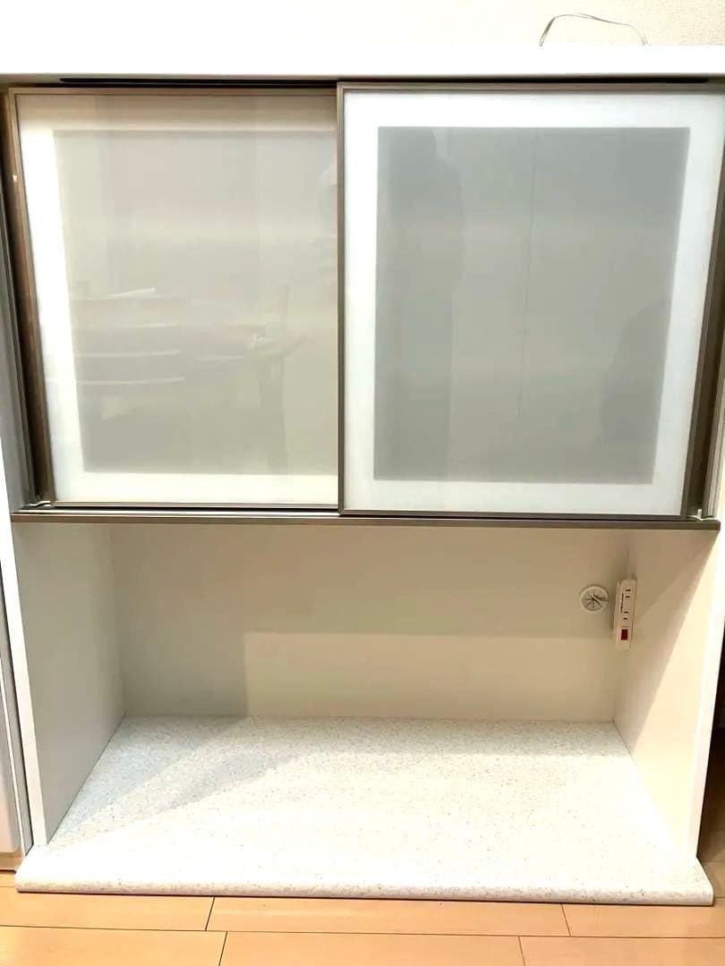 メルちゃんさん専用【送料込】ニトリ キッチンボードアルミナ2 横幅100食器棚