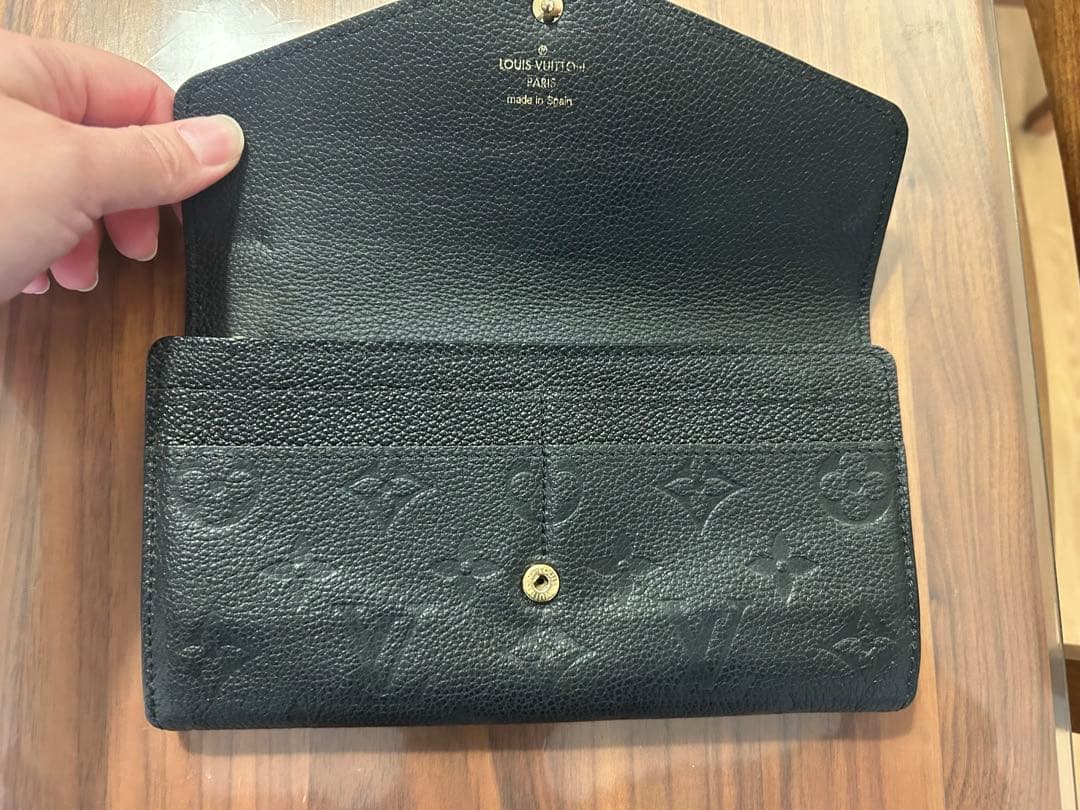 LOUIS VUITTON アンプラント　ポルトフォイユ・サラ　長財布