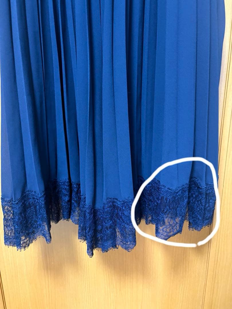 self-portrait ネイビーレースドレス　長袖