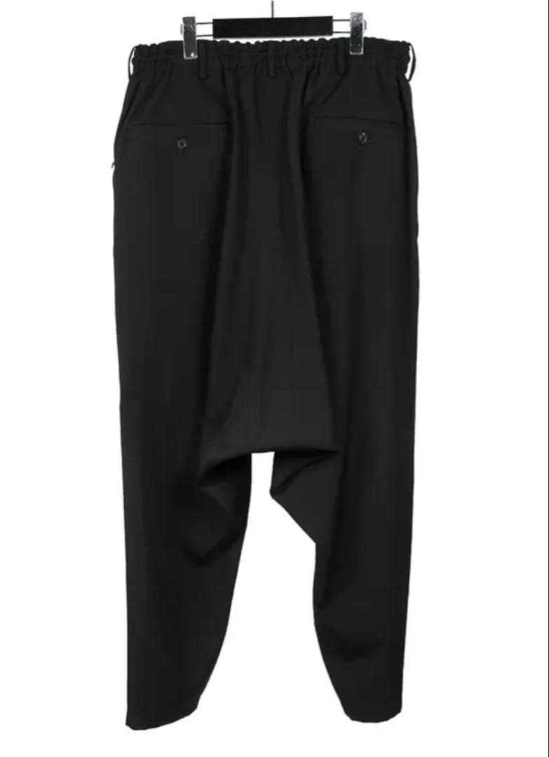 定価約9万美品　ヨウジヤマモトプールオム　ファスナーサルエルパンツ　袴　カラス