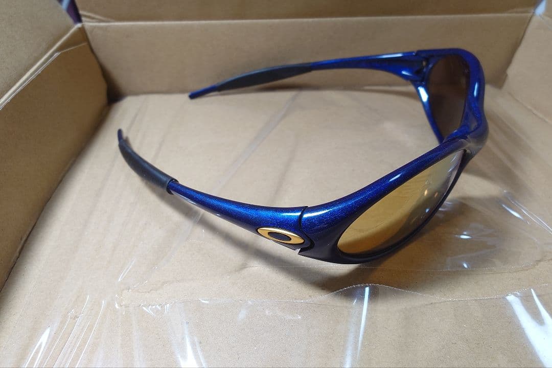 オークリー 廃盤アイジャケット ブルーメタリック