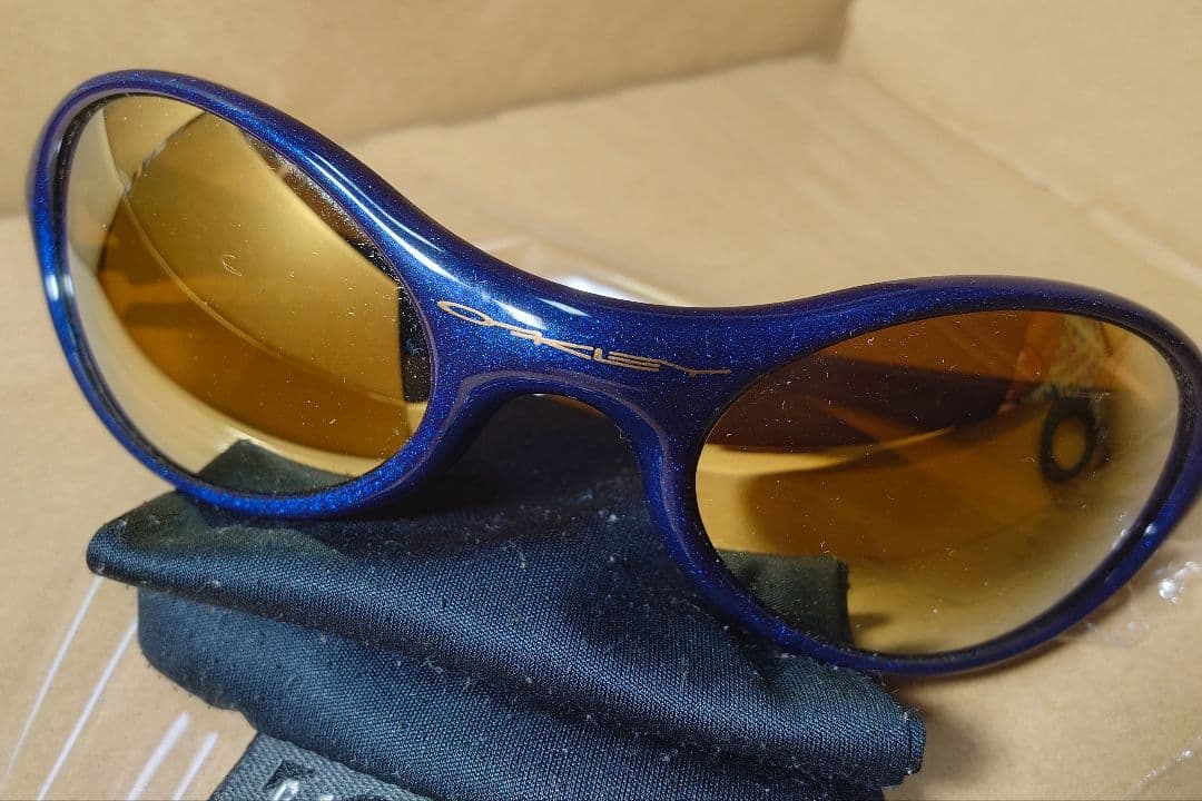 オークリー 廃盤アイジャケット ブルーメタリック