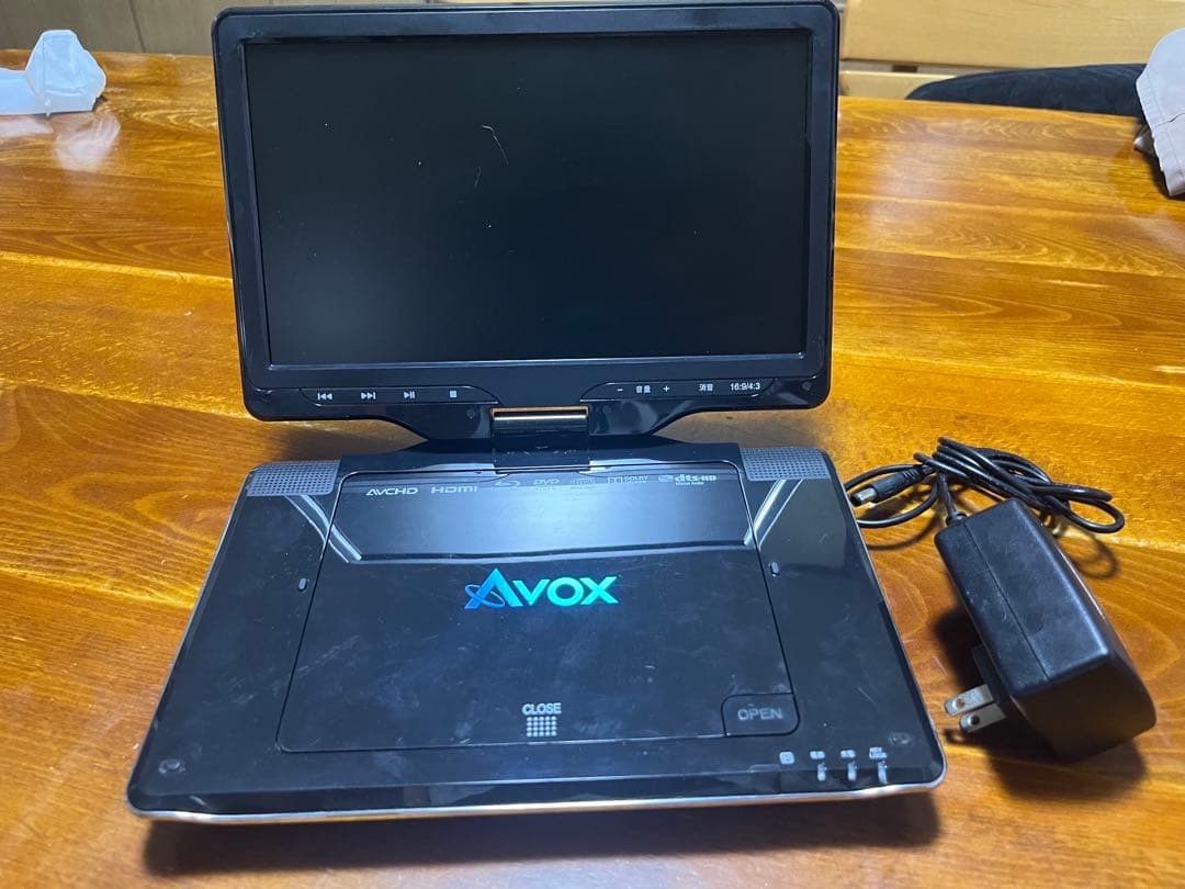 Avox ポータブルDVDプレーヤー ブルーレイ Blu-ray