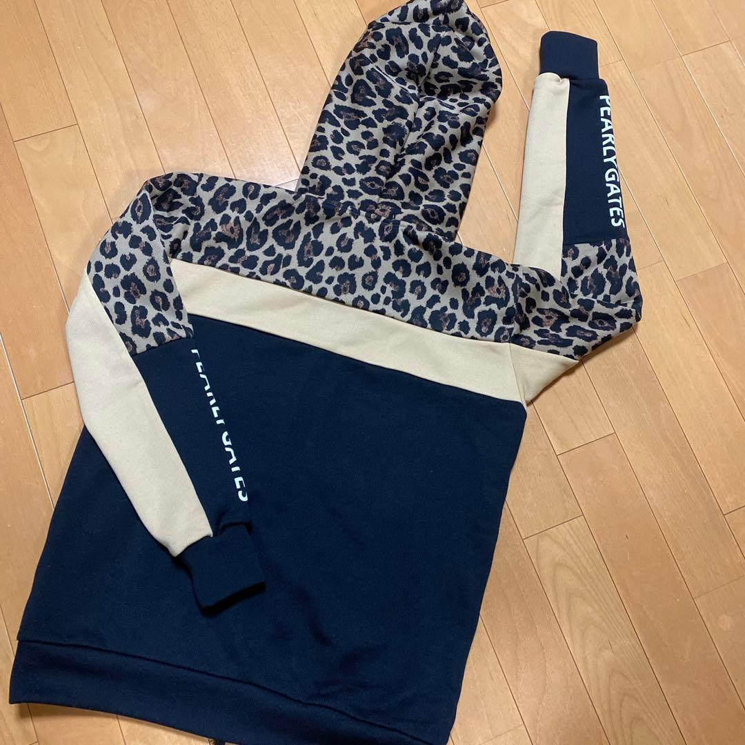 PEARLY GATES レオパード柄パーカー サイズ0