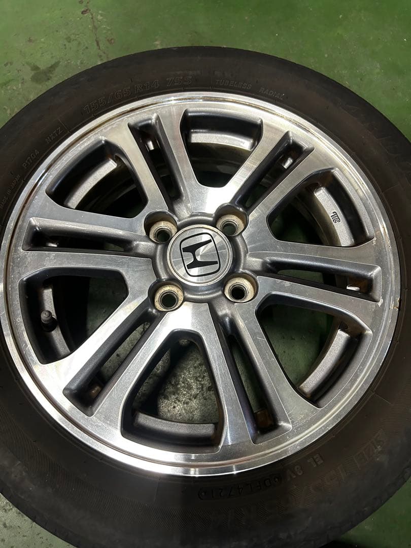 ホンダ N-BOX JF1 純正14インチホイール4本セット　タイヤ付き