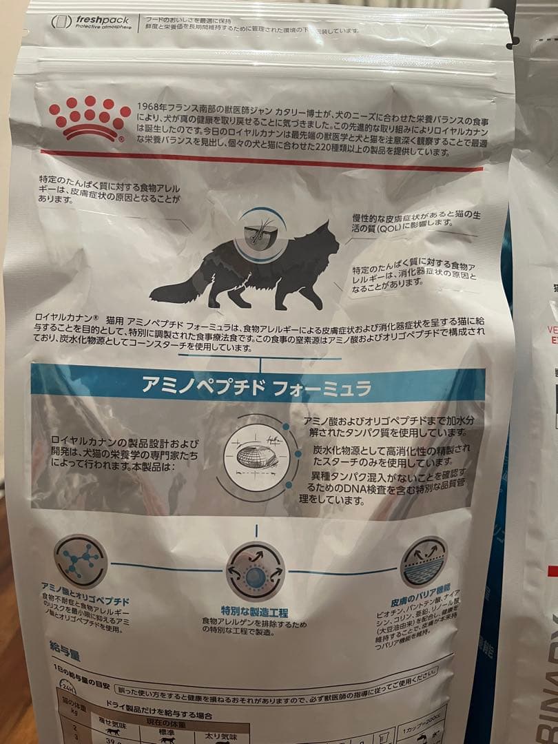 猫用　 CANIN アミノペプチドフォーミュラ 2kg×2袋