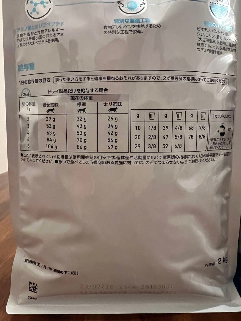 猫用　 CANIN アミノペプチドフォーミュラ 2kg×2袋