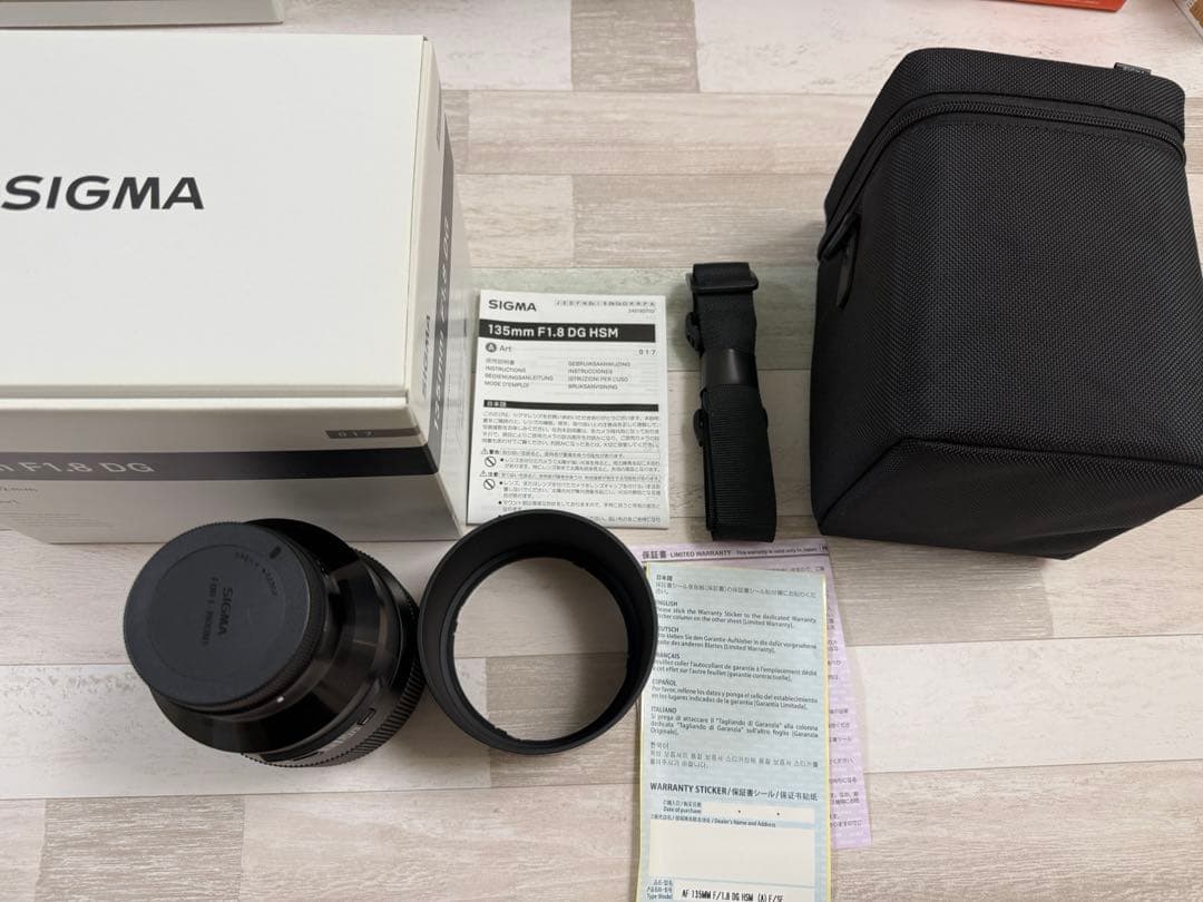 美品◇SIGMA 135mm F1.8 DG HSM Art ソニーEマウント用